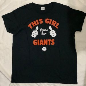 Gildan Ultra Cotton short sleeve T-Shirt black with red and white Print